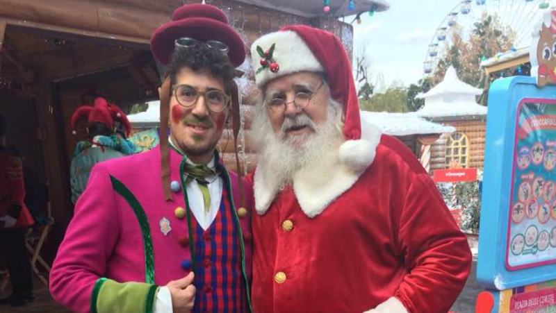 Babbo Natale e elfo