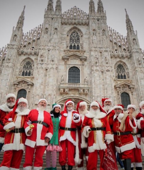 babbo Natale ariva in città